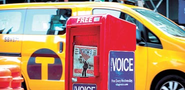 מעמד חלוקה של The Village Voice/ צילום: בלומברג