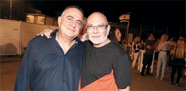 משה רוזנבלום ודוד גולברי / צילום:ניר פקין