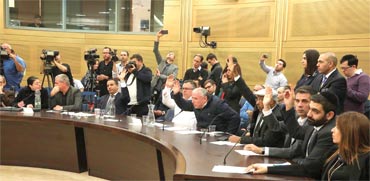 הצבעה בוועדת הכנסת / צילום: דוברות הכנסת
