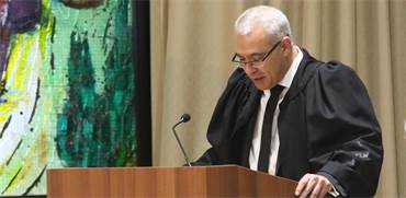 שופט העליון עופר גרוסקופף בהשבעה לבית המשפט העליון / צילום: שלומי יוסף