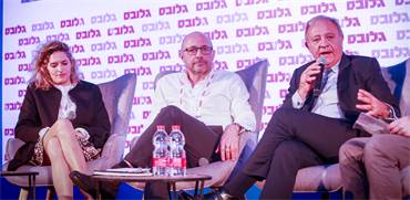 רונית הראל, ראובן אבלגון וגיא גיסין בוועידת ישראל לעסקים \ צילום: שלומי יוסף