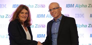 אורי חייאק, סמנכ״ל טכנולוגיות ב-IBM ישראל, וד״ר תמי רז, מנכ״לית הדסית / צילום: שאולי לנדנר
