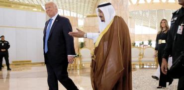 טראמפ בביקור אצל מלך סעודיה/ צילום: רויטרס, Jonathan Ernst