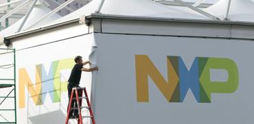 ביתן של NXP בתערוכת האלקטרוניקה בלאס וגגאס / צילום: רויטרס