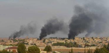ההפצצות הטורקיות בסוריה./ צילום: רויטרס