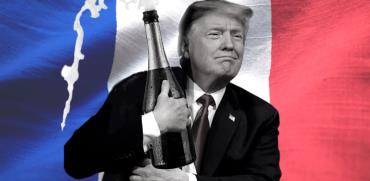 הנשיא דונלד טראמפ העלה על הכוונת את השמפניה / צילום: שאטרסטוק