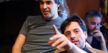 מייסדי גוגל, סרגיי ברין (מימין) ולארי פייג' / צילום: רויטרס / Rick Wilking