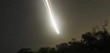 צילום של כוכב נופל ב-13 באוגוסט 2010. קנקון, מקסיקו / צילום: Gerardo Garcia, רויטרס