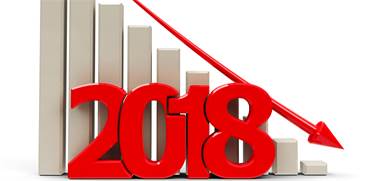 2018, שנה של ירידות / צילום: shutterstock