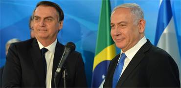 בנימין נתניהו ונשיא ברזיל ז'איר בולסונרו / צילום: קובי גדעון, לע״מ
