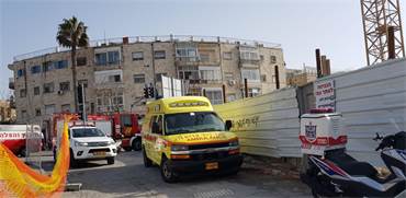 אזור התאונה בירושלים / צילום: מד"א