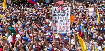 הפגנה נגד השלטון בונצואלה / צילום:  Shutterstock/ א.ס.א.פ קריאייטיב