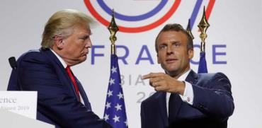 נשיא ארה"ב דונלד טראמפ ונשיא צרפת עמנואל מקרון / צילום: רויטרס