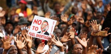 הפגנות בזימבבואה נגד המצוקה הכלכלית/ צילום: רויטרס, Philimon Bulawayo