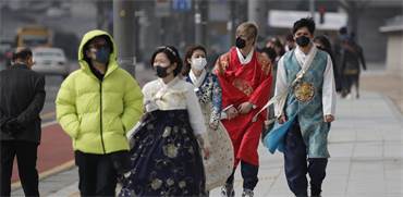 התפרצות נגיף הקורונה בדרום קוריאה / צילום: Lee Jin-man, AP