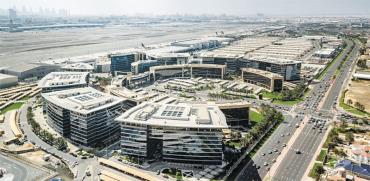 אזור הסחר החופשי DAFZA בדובאי. סמוך לנמל התעופה העמוס ביותר בעולם / צילום: DAFZA, דרך איגוד לשכות המסחר