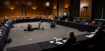 דיון בסנאט על הקלות ללווים / צילום: Salwan Georges, Associated Press
