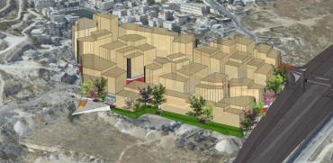 אזור תעסוקה חדש בעיסאוויה  / הדמיה: יערה רוזנר-מנור אדריכלים - בשיתוף אדריכל אסלאם דעי