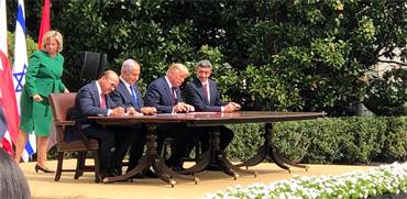 חתימת הסכם השלום בבית הלבן / צילום: טל שניידר, גלובס