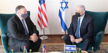נתניהו נפגש עם מזכיר המדינה האמריקאי מייק פומפאו / צילום: עמוס בן גרשום, לע"מ