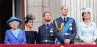 משפחת המלוכה הבריטית / צילום: Paul Grover, רויטרס