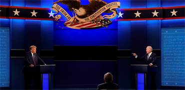 העימות הראשון בין ג'ו ביידן ודונלד טראמפ  / צילום: Patrick Semansky, AP