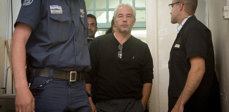 רונאל פישר בעת הארכת מעצרו /צילום: ליאור מזרחי