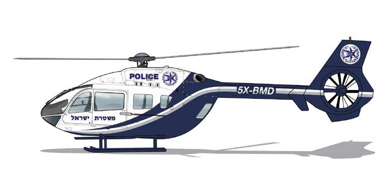 Israel Police helicopter 