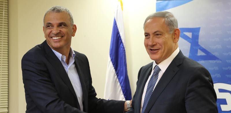 Moshe Kahlon and Benjamin Netanyahu 