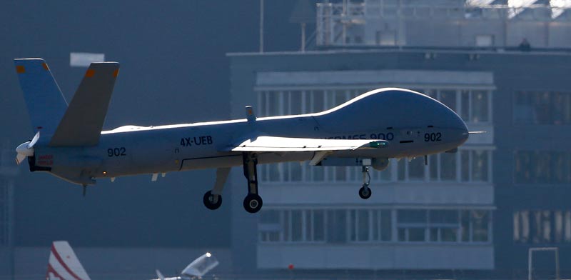 Hermes UAV  photo: Reuters
