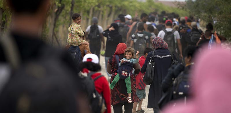 פליטים מסוריה / צילום: רויטרס
