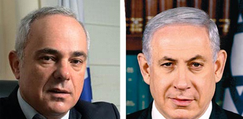 Benjamin Netanyahu and Yuval Steinitz