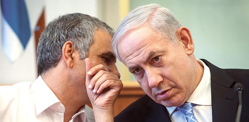 Moshe Kahlon and Benjamin Netanyahu