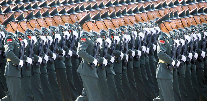 חיילי צבא סין / צילום: רויטרס