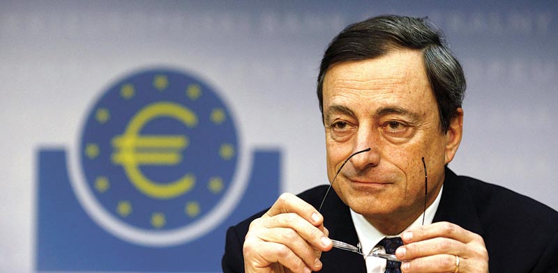 מריו דראגי, נשיא הבנק המרכזי האירופי / צילום: רויטרס