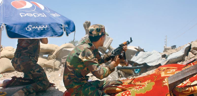 חזית הלחימה מול דאעש בעירק / צילום: ג'ונתן ספייר