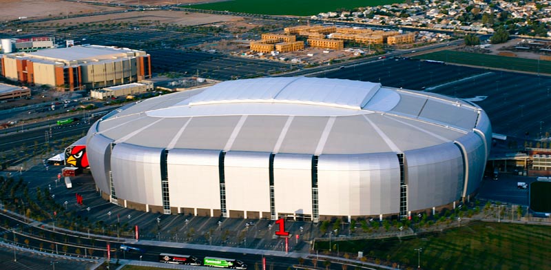 אצטדיון הפוטבול בגלנדייל שבאריזונה / צילום: רויטרס