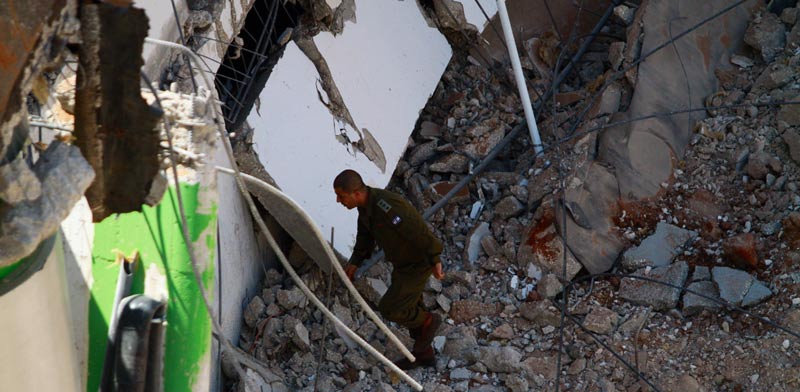 Ramat Hahayal disaster  photo: Shlomi Yosef