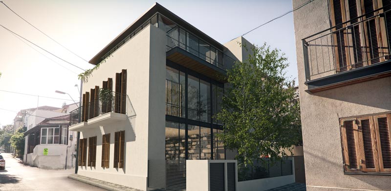 מפגש בין עבר להווה בנווה צדק המתחדשת / צילום: 3dvision מפגש בין עבר להווה בנווה צדק המתחדשת / צילום: 3dvision