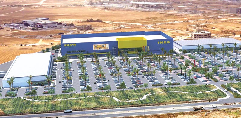 Ikea's planned Beersheva store Photo: Roy Mor 