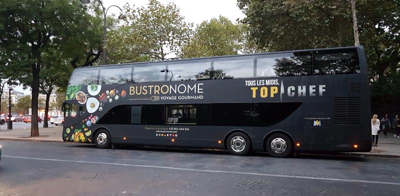 אוטובוס הגורמה בפריז/ צילום: ספיר פרץ- זילברמן