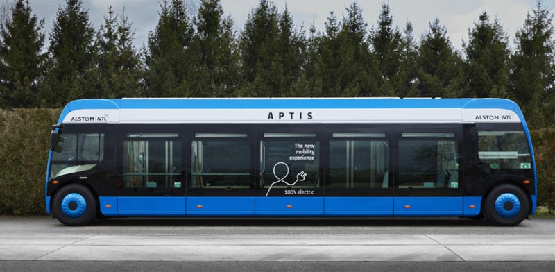 אוטובוס חשמלי אפטיס / צילום: אלסטום