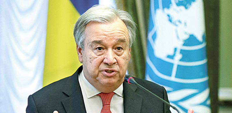 Antonio Guterres Photo: Reuters Valentyn Ogirenko