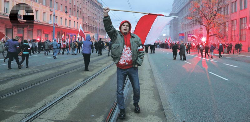 הפגנת הימין הקיצוני בפולין  / צילום: רויטרס - Agencja Gazeta