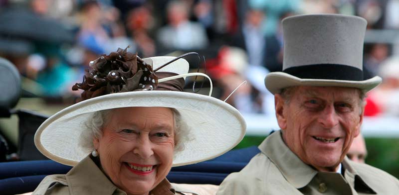 הנסיך פיליפ עם המלכה אליזבט / צילום: רויטרס
