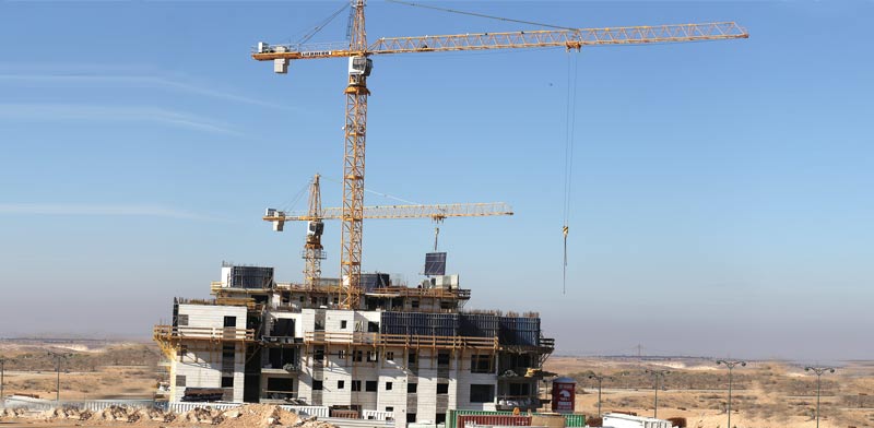 בנייה בעיר באר שבע.  הסכם גג ל–20 אלף יח"ד  / צילום: אייל פישר