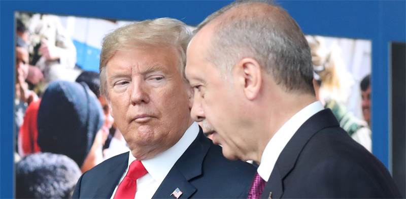 נשיא טורקיה רג'פ טאיפ ארדואן ונשיא ארה"ב דונלד טראמפ / צילום: רויטרס