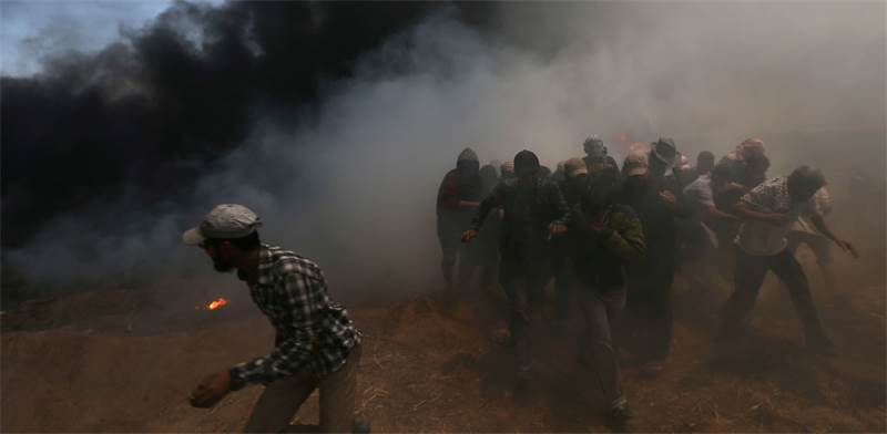 המהומות ברצועת עזה / צילום: איברהים אבו מוסטפה, רויטרס