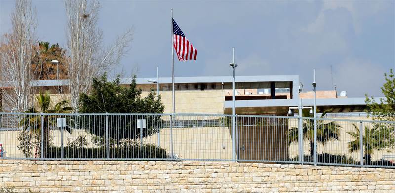 מיקומה החדש לשגרירות ארה"ב בשכונת ארנונה בירושלים / צילום: אמר אווארד, רויטרס