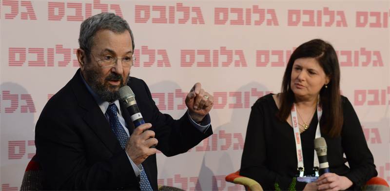 Ehud Barak and Naama Sikuler Photo: Eyal Izhar